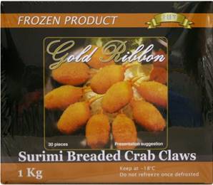 ++++ GOLD RIBBON Breaded Crab Claws
