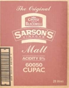 SARSON Vinegar 20L