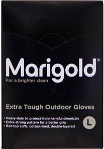 **** MARIGOLD Large Outdoor Gloves( Black)