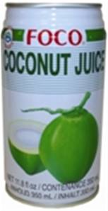 **** FOCO Coconut Drink with Pulp