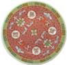 **** CL Red Melamine 9.5in Round Plate