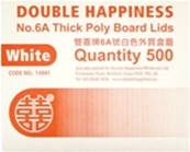 DH / LLL No.6A Thick Polyboard Lids(White)