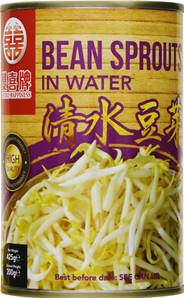 **** DOUBLE HAPPINESS Bean Sprout in water