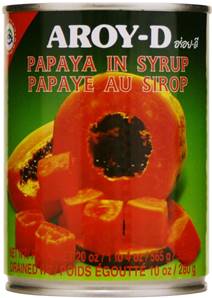 **** AROY-D Canned Papaya In Syrup