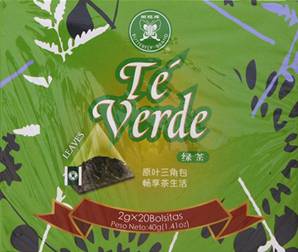 **** GT056 BUTTERFLY Trgle Green Tea Bag