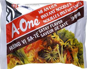 **** A-ONE Instant Noodles Satay Flav