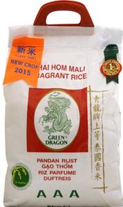 GREEN DRAGON Thai Fragrant Rice 5kg bag
