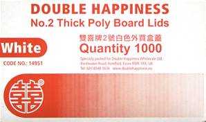 DH / LLL No.2 Red Thick Poly Board Lids