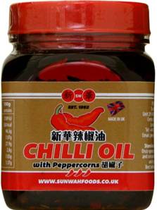 **** SUN WAH Chilli Oil w/Peppercorn&Shrim