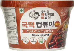 **** COOK-TOK Cup Bokki Spicy Jiajang