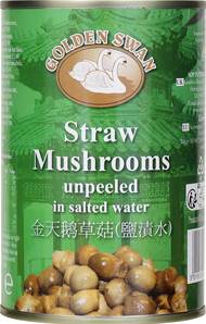 **** GOLDEN SWAN Straw Mushrooms Unpeeled