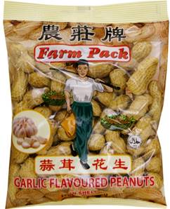 **** FARM PACK Garlic Flavour Peanuts