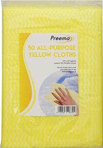 **** CL PREEMA All Purpose Yellow Cloths