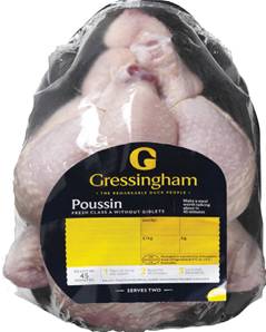 << Fresh GRESSINGHAM Whole White Poussin