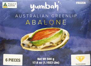 ++++ YUMBAH Frozen Australian Abalone 6pcs