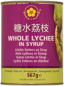 **** GOLD PLUM Lychees in Syrup