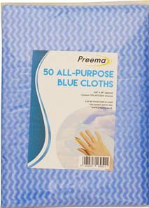 **** CL PREEMA All Purpose Blue Cloths