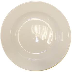 **** 9in White Round Soup Plate