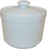 CL 4.5in White Steam Pot with Lid