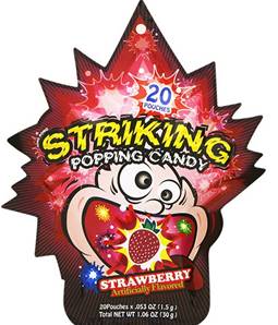 **** YUHIN Popping Candy - Strawberry Flv