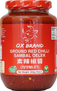 **** CL OX Ground Red Chilli Sambal Oelek