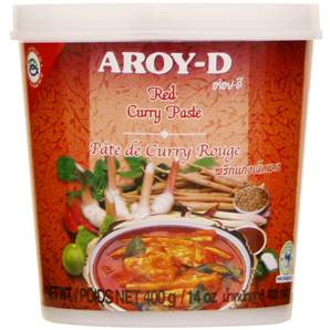 **** AROY-D Red Curry Paste (No Shrimp)