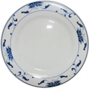 **** CL BLUE LOTUS 14 inch Round Plate