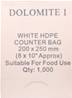 **** 8x10" STRONGHOLD HDPE Bags