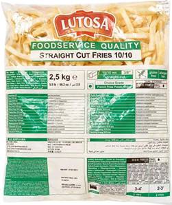 ++++ LUTOSA Frozen 3/8 Chips