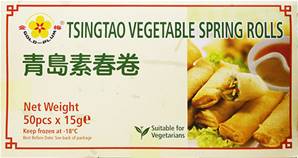 ++++ GOLD PLUM Tsing Tao Veg Spring Rolls