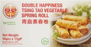 ++++ GOLD PLUM Tsing Tao Veg Spring Rolls