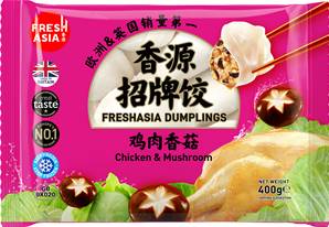 +++ FRESHASIA Chicken & Mushroom Dumplngs