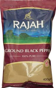 **** RAJAH Ground Black Pepper