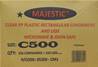 MAJESTIC Plastic Containers & Lids C500