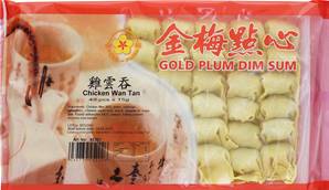 ++++ GOLD PLUM Chicken Won Ton