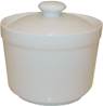 **** 4.5in White Steam Pot with Lid