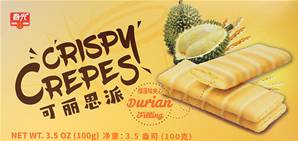 **** CL CHUN GUANG Crispy Crepes Durian