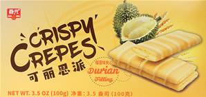 **** CHUN GUANG Crispy Crepes Durian Flv