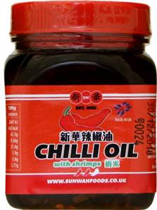 **** SUN WAH Chilli Oil with Shrimp 180g