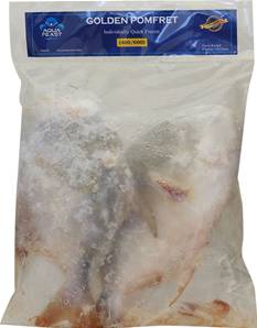 ++++ Frozen IQF Golden Pomfret 500/600