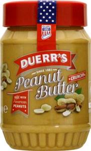 **** DUERR'S Crunchy Peanut Butter