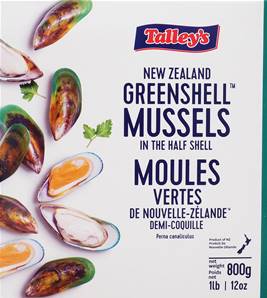 ++++ Half Shell Mussels 1kg