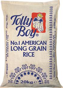 TOLLY BOY Long Grain Rice 20kg