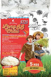 LONG CHAU 66 Vietnamese Fragant Rice ST25