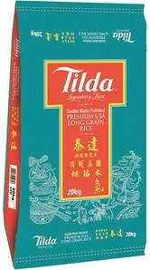 TILDA USA Long Grain Rice 20kg