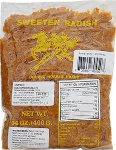 **** DOUBLE HORSES Chopped Sweetend Radish