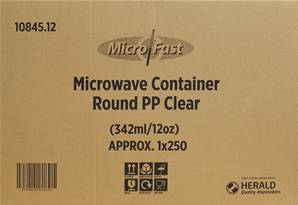 MICROFAST 12oz Container Round PP 342ml