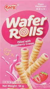 **** SOEK Wafer Rolls Strawberry Cream