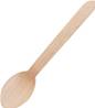 **** Wooden Dessert Spoon