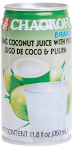 **** CHAOKOH Young Coconut Juice with Pulp